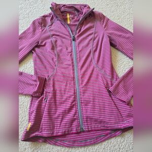Lole Pink Striped Women's Jacket